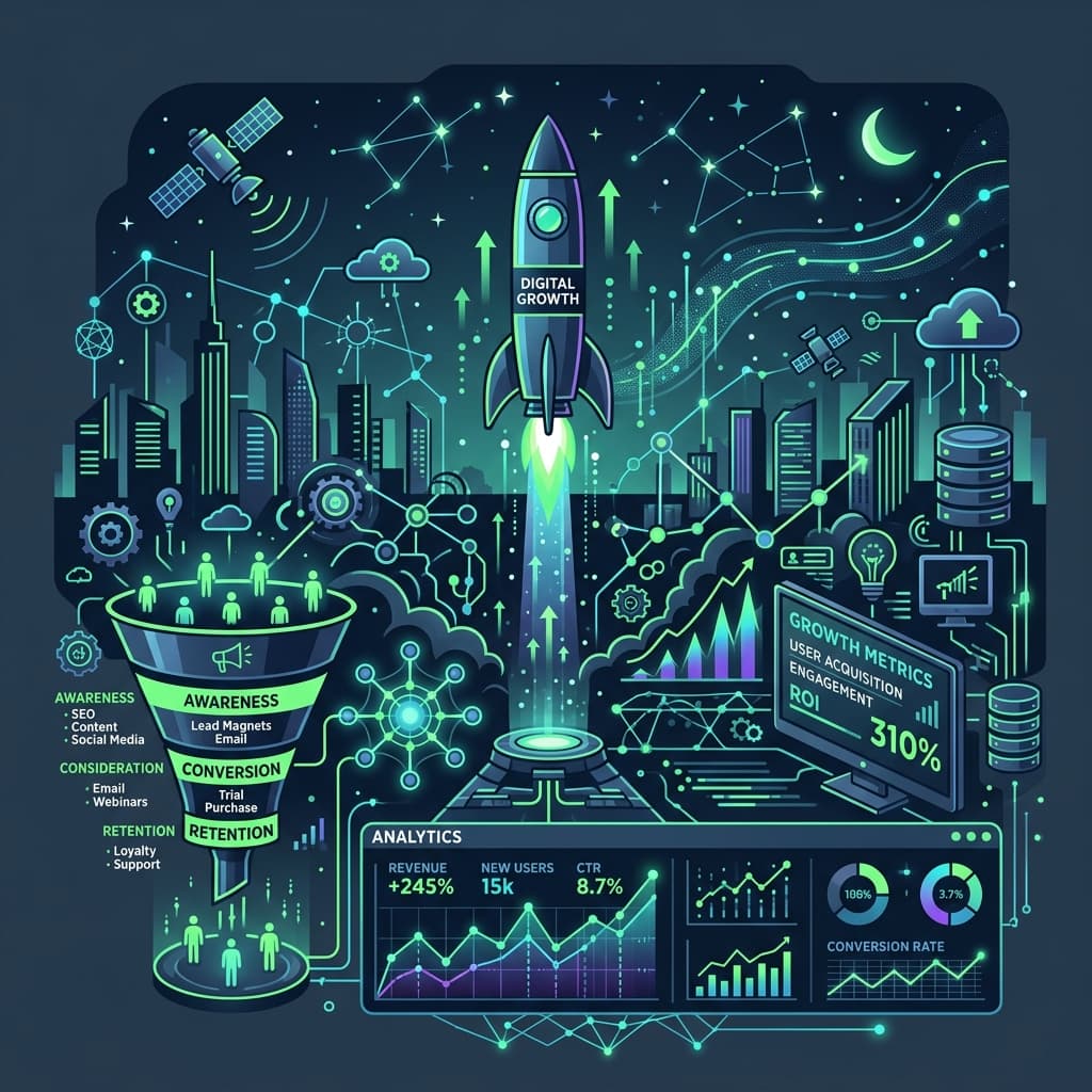 Business growth illustration